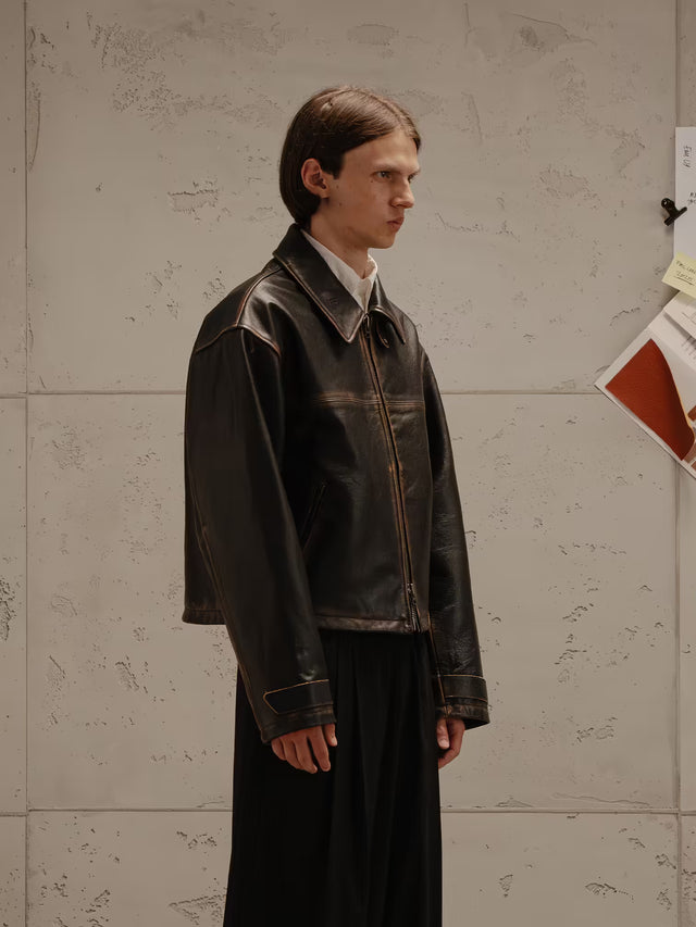 'ALMÉS' LEATHERJACKET