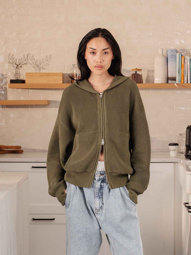 'SEOUL' KNIT HOODIE