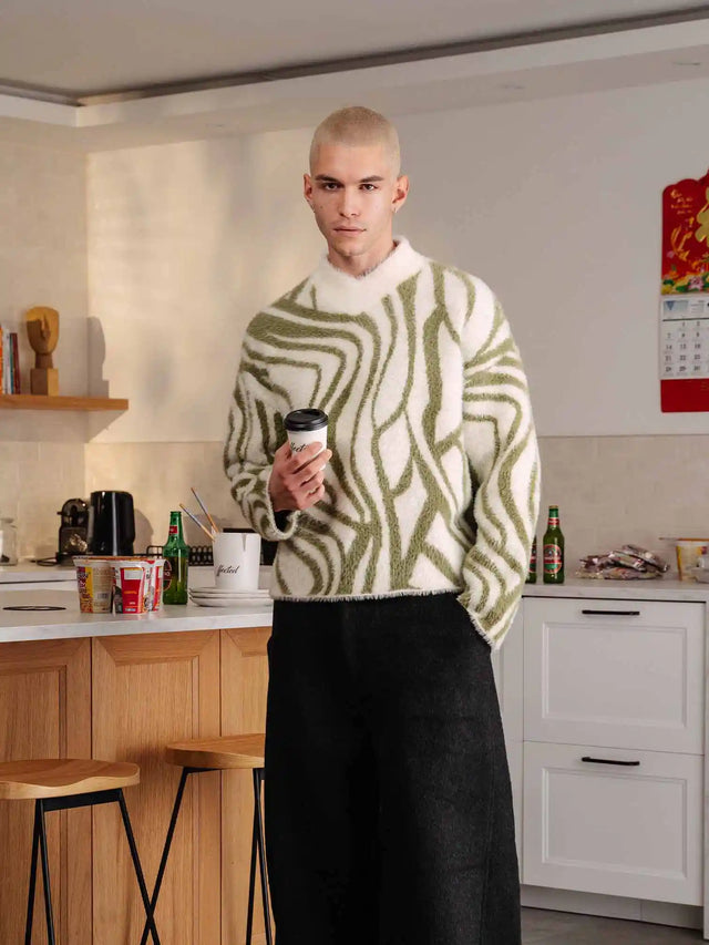 'IVAZ' FUZZY KNIT