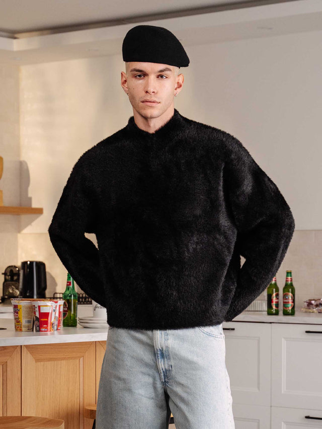 'IVAZ' FUZZY KNIT