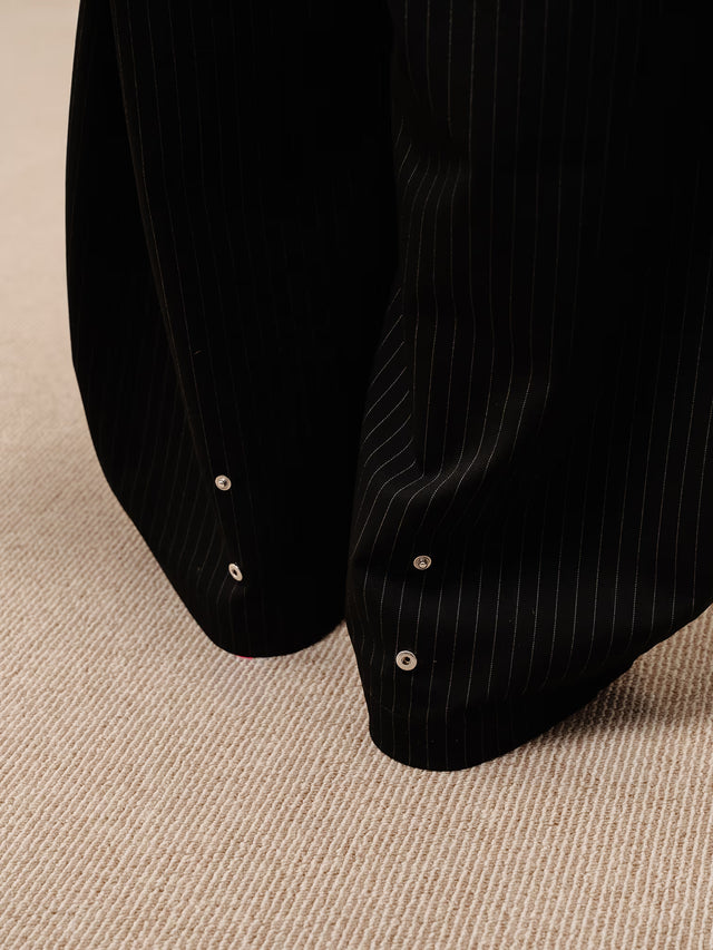 'AMYL' PINSTRIPE PANTS
