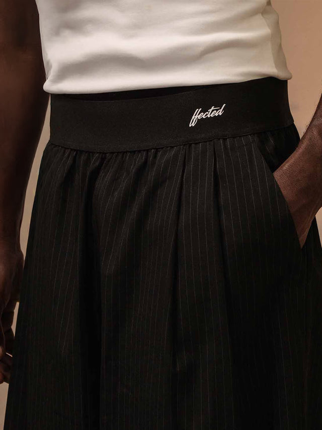'AMYL' PINSTRIPE SHORTS