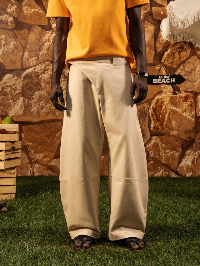 'AUREL' DENIM SLANT PANTS