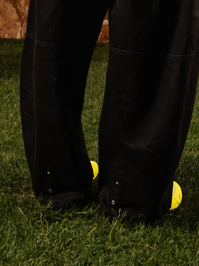 'AUREL' DENIM SLANT PANTS