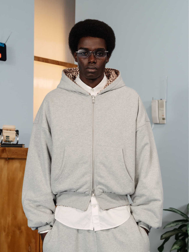 'SENNA' REVERSIBLE LEO HOODIE