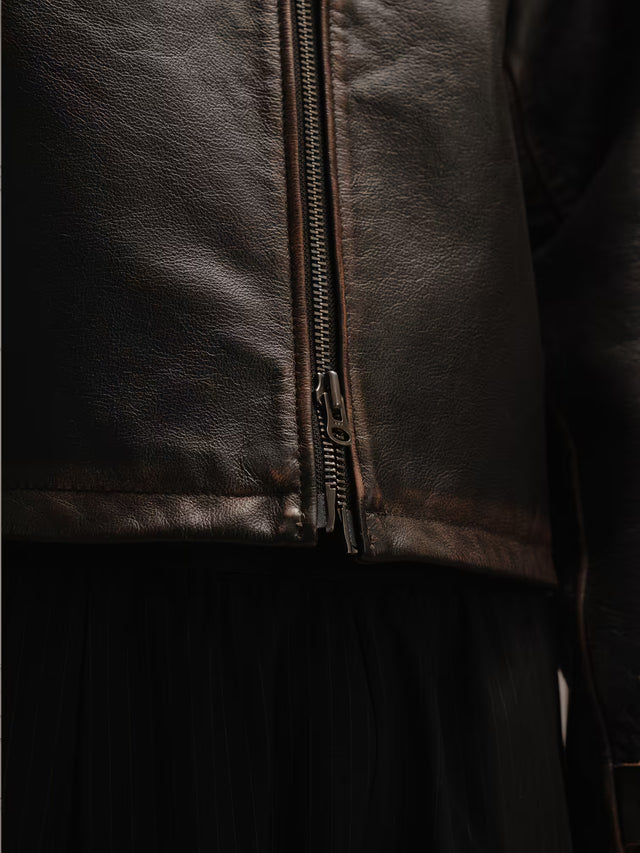 'ALMÉS' LEATHERJACKET