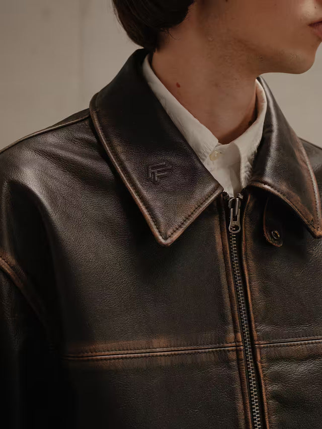 'ALMÉS' LEATHERJACKET