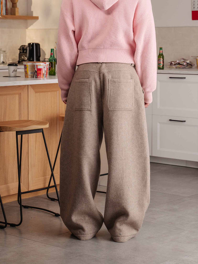 'BOGA' WOOL PANTS
