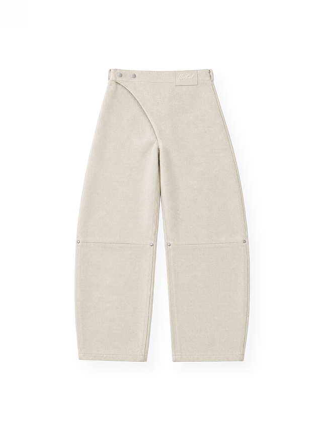 'AUREL' DENIM SLANT PANTS