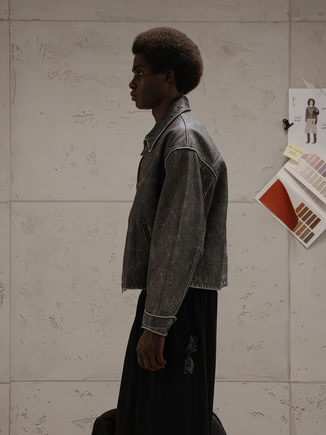 'ALMÉS' LEATHERJACKET