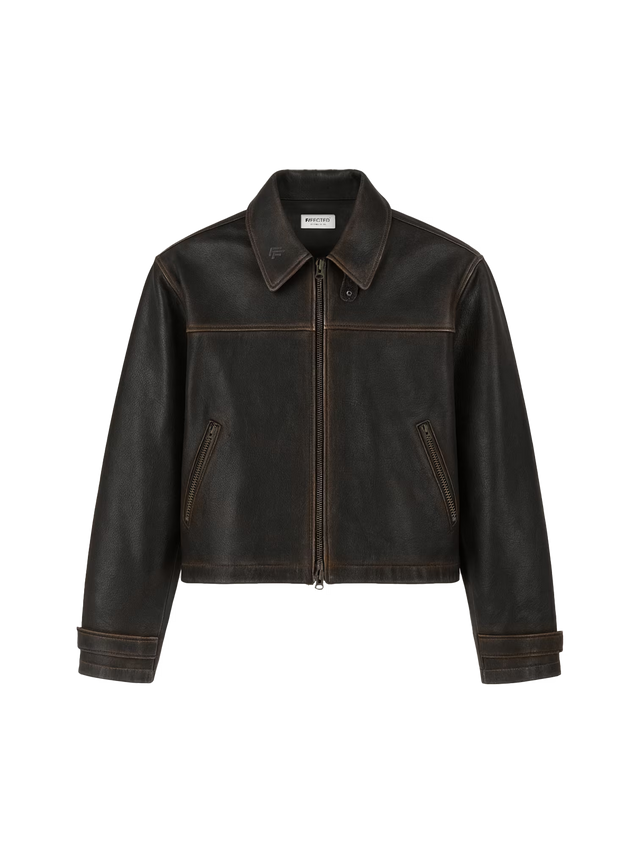 'ALMÉS' LEATHERJACKET