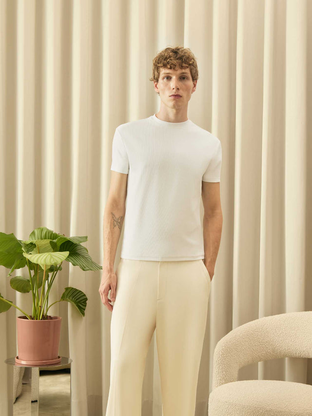 'BASEMENT' SLIM RIB SHIRT