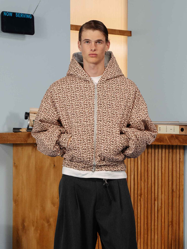 'SENNA' REVERSIBLE LEO HOODIE