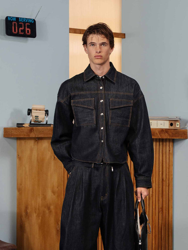 'DERA' SELVEDGE DENIM SHIRT