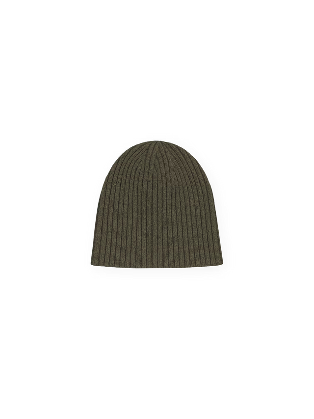 'BASEMENT' RIBBED BEANIE