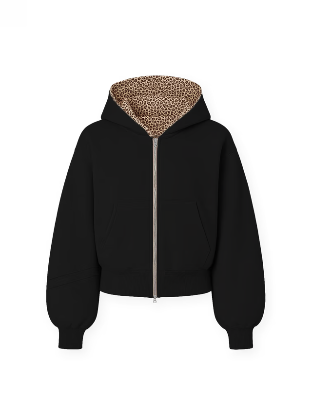 'SENNA' REVERSIBLE LEO HOODIE