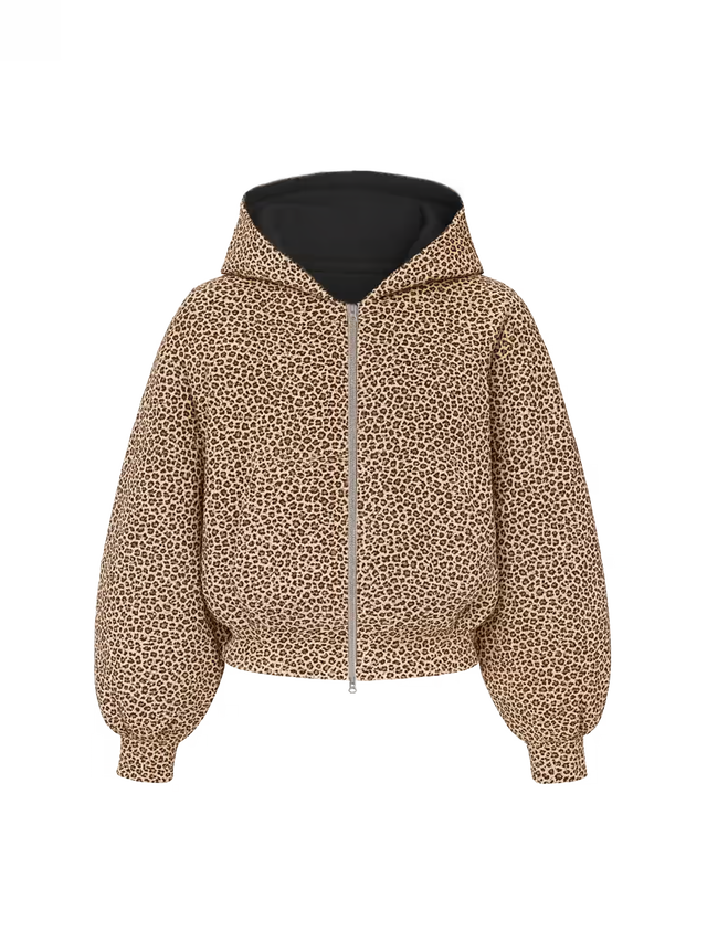 'SENNA' REVERSIBLE LEO HOODIE