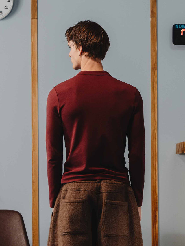 'BASEMENT' HENLEY SHIRT