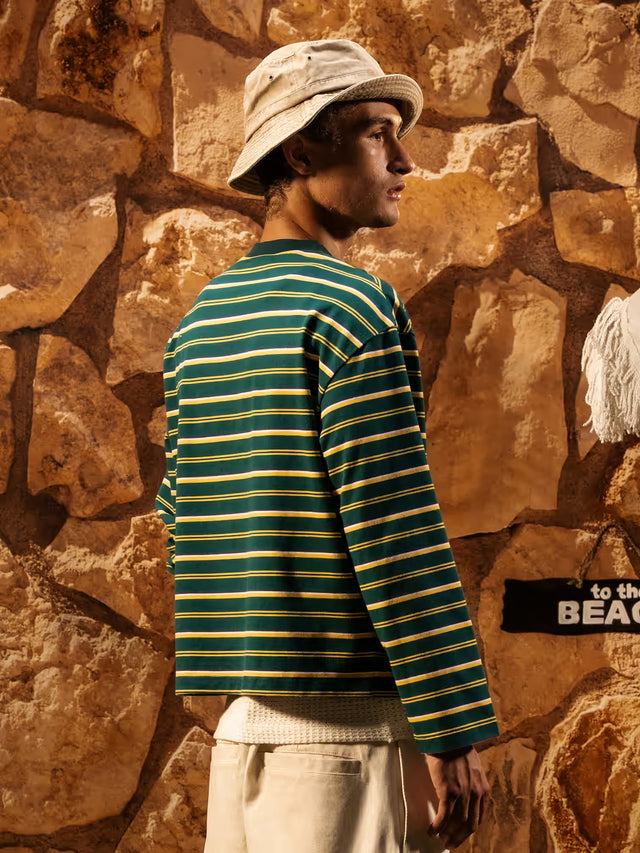 'LIZA' STRIPED LONGSLEEVE