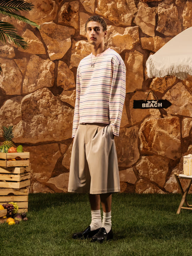 'LIZA' STRIPED LONGSLEEVE
