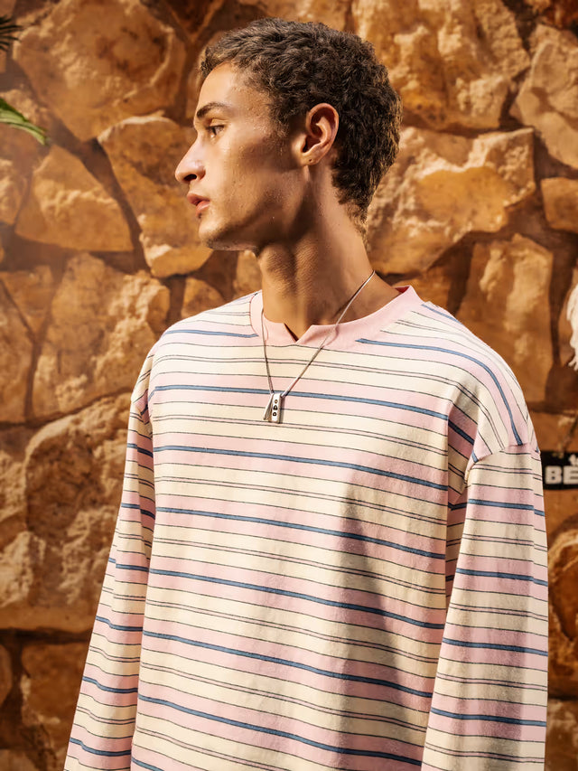 'LIZA' STRIPED LONGSLEEVE