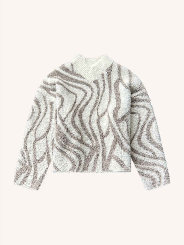 'IVAZ' FUZZY KNIT
