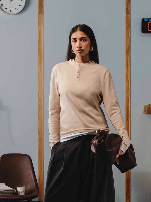 'BASEMENT' HENLEY SHIRT