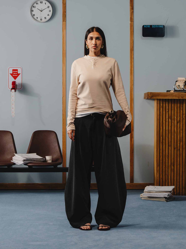 'AVEL' PLEATED PANTS