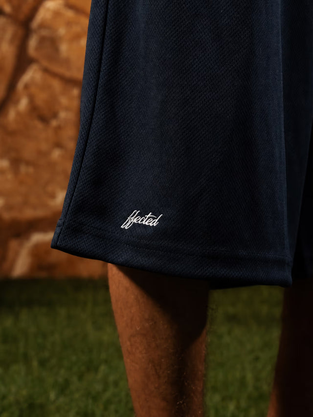'YVEZ' MESH SHORTS