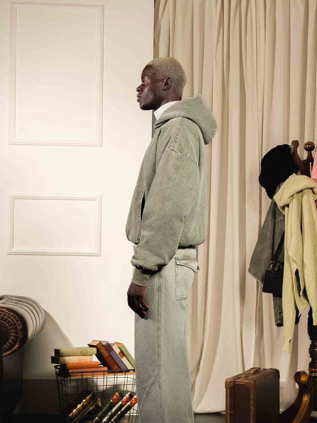 'ORÍ' DENIM HOODIE