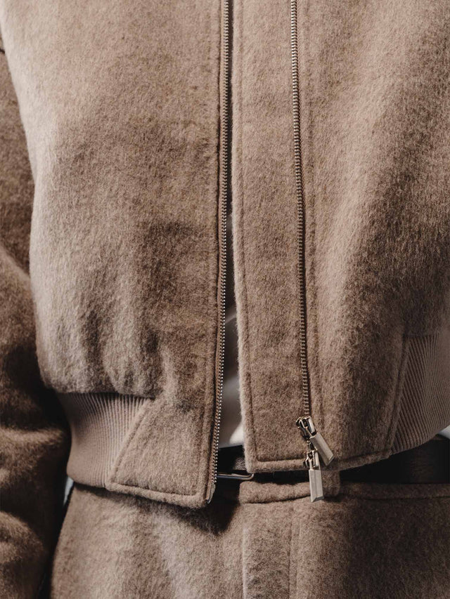 'BOGA' WOOL BOMBER