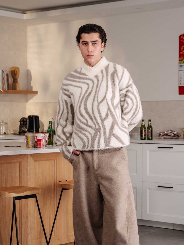 'IVAZ' FUZZY KNIT