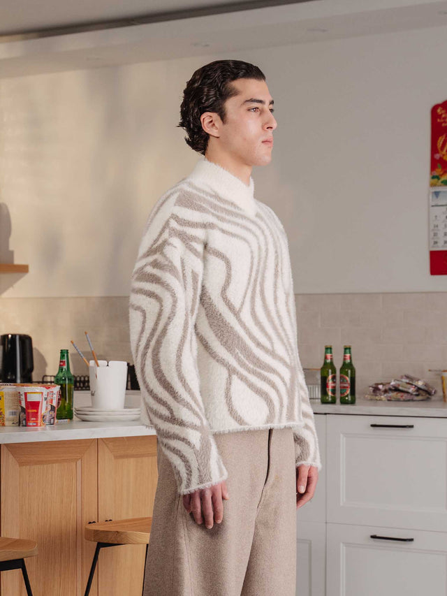 'IVAZ' FUZZY KNIT