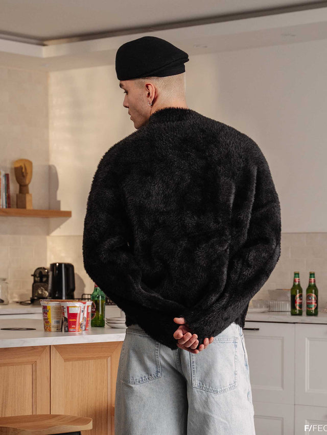 'IVAZ' FUZZY KNIT