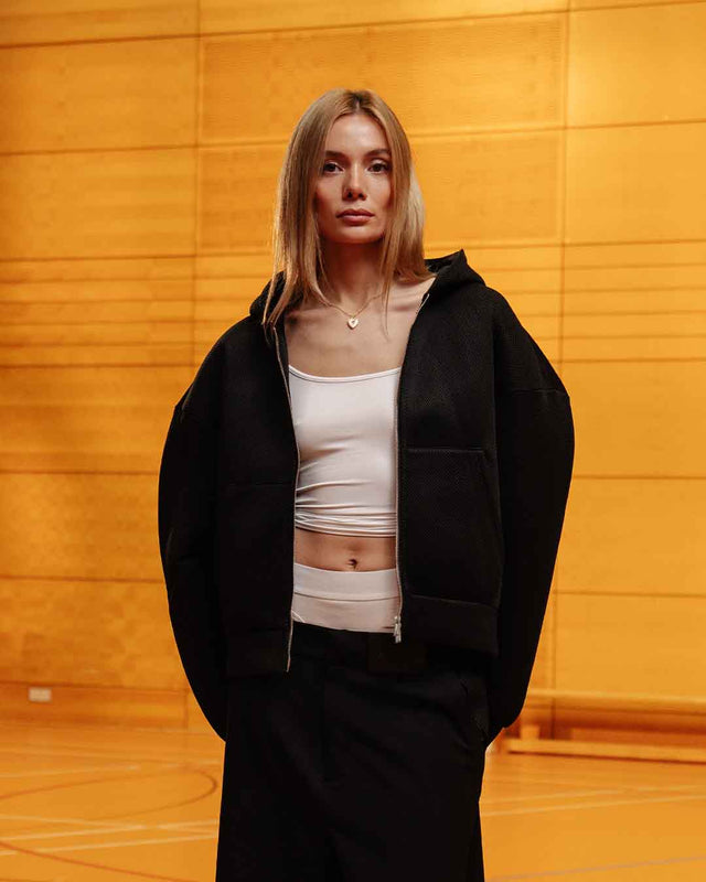 'ROSS' MESH HOODIE