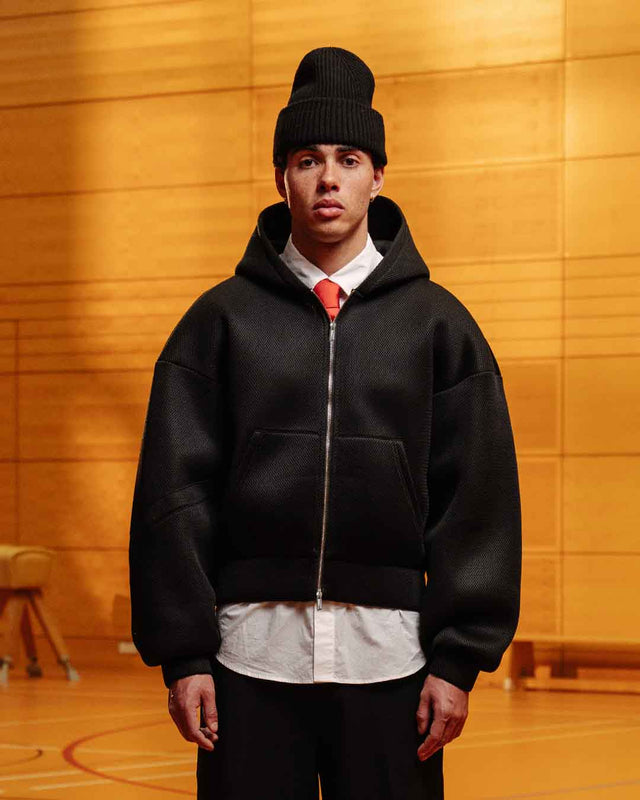 'ROSS' MESH HOODIE